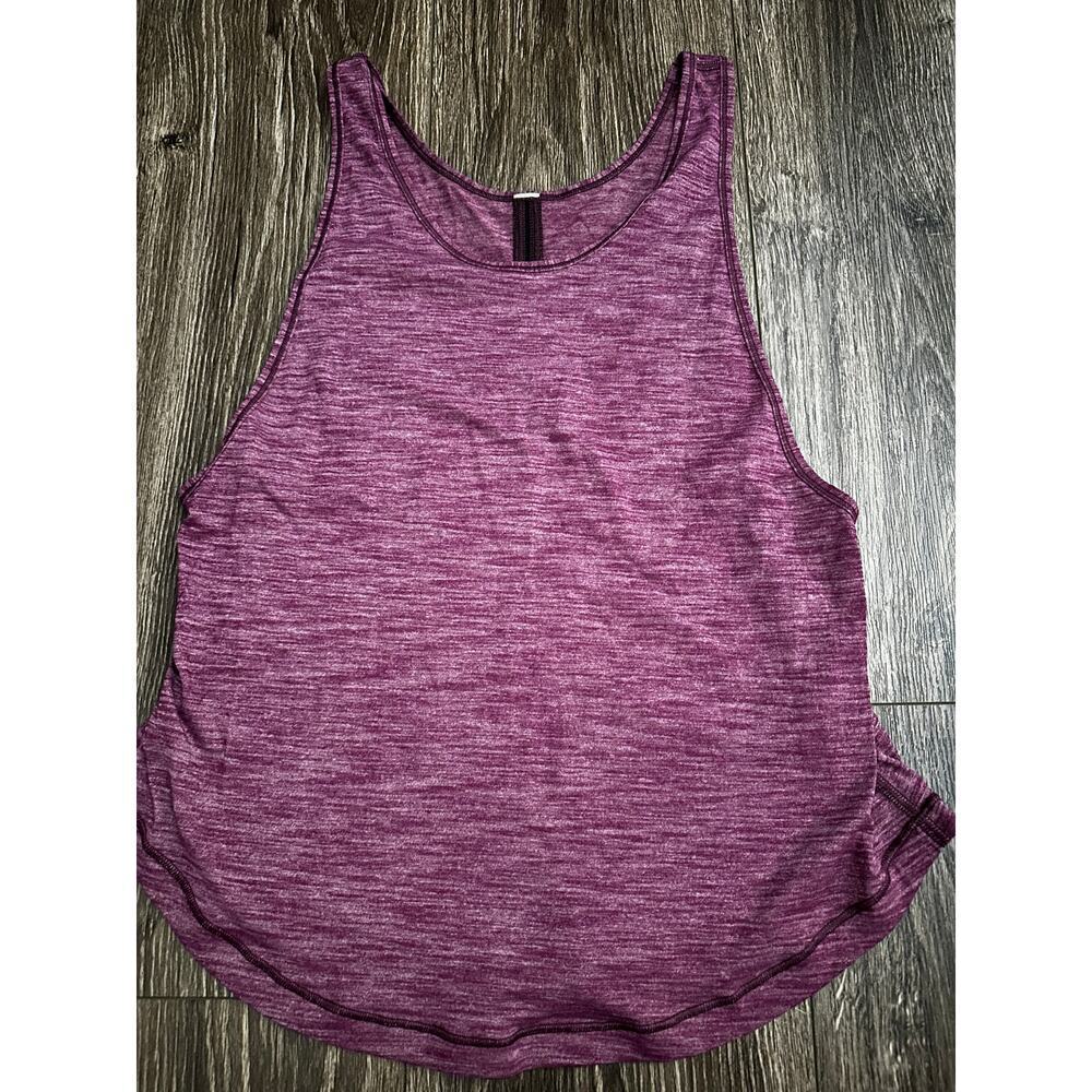 Lululemon Tank Top Womens Sz 4 Heather Purple Yoga Athleisure Running